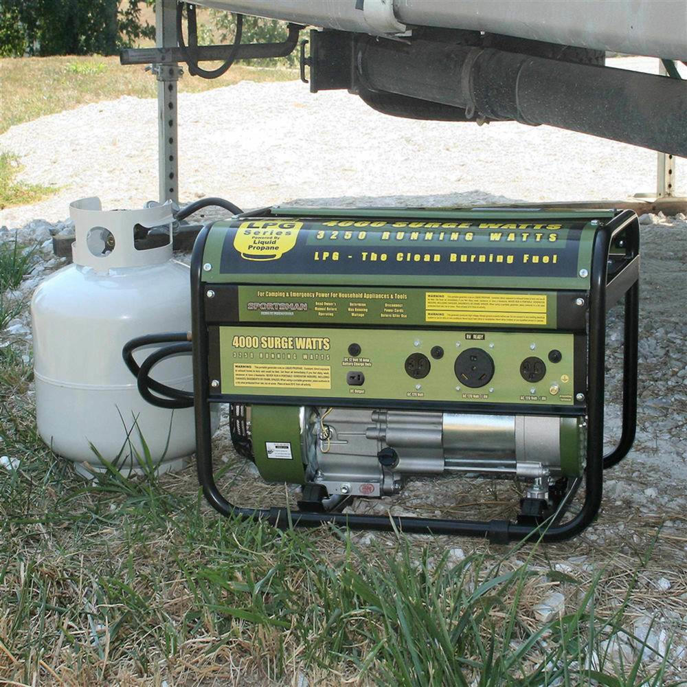 Buffalo Corporation GEN4000LPC Sportsman Series 4000W Liquid Propane Generator with Automatic Voltage Regulator