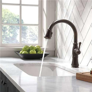 Delta 15 5 Cassidy Pull Down Kitchen Faucet Sears Marketplace