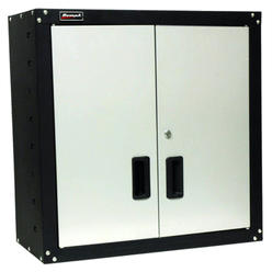 Homak 2 Door Wall Cabinet with 2 Shelves, Steel, GS00727021