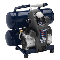 Campbell Hausfeld Quiet Air Compressor, Lightweight, 4.6 Gallon, Half the Noise and Weight, 4X Life, All the Power (Campbell Hausfeld DC040500)