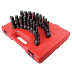 SUNEX TOOLS 2637 0. 5 In. Dr Impact Hex Dr Mst 20Pc