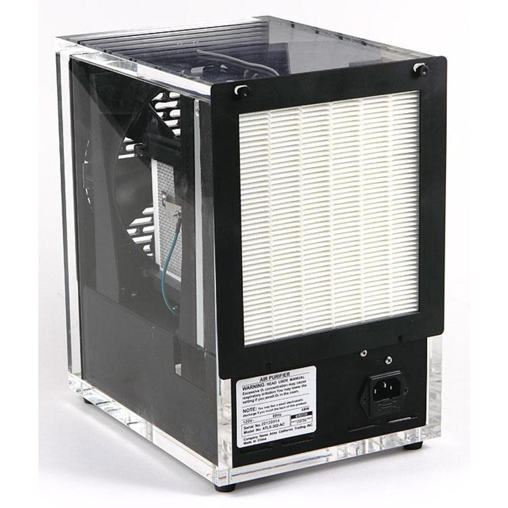 Atlas ATLS-302-AC ATLS302AC  Acrylic Dual Ozone UV Air Purifier - 2 Tone