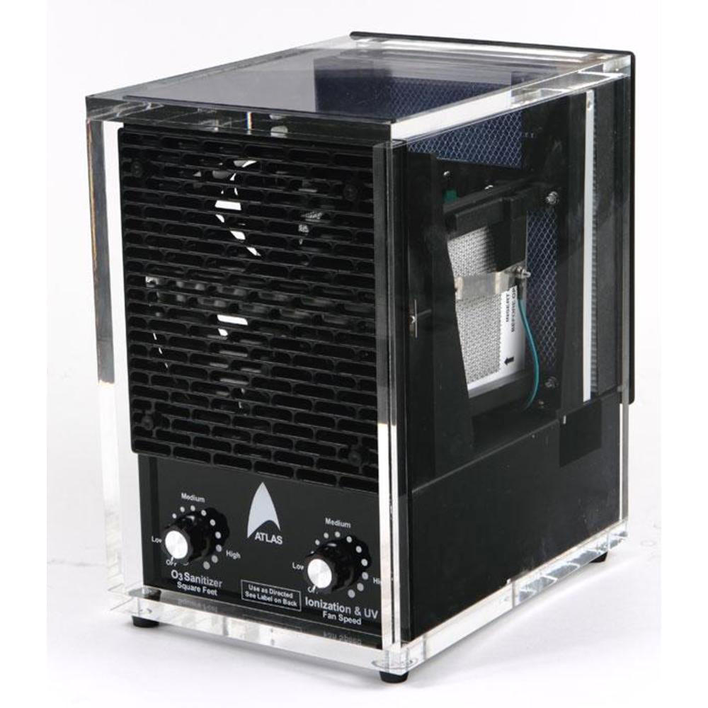 Atlas ATLS-302-AC ATLS302AC  Acrylic Dual Ozone UV Air Purifier - 2 Tone