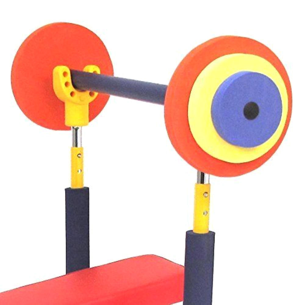 Fun and Fitness for Kids 3 Exercises Adjustable Kids Weight Bench