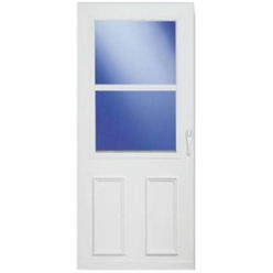 Larson 83046032 36 x 81 in. White Traditional Storm Door
