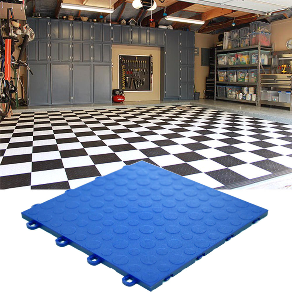 ModuTile 30pc. Interlocking Garage Floor Tile Set - Coin Blue