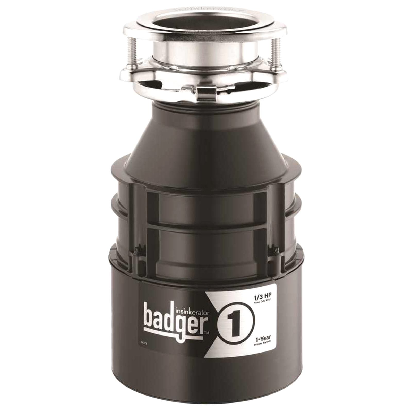 Insinkerator BADGER1WC  1/3HP Household Food Waste Disposer with Cord - Gray