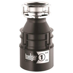 Insinkerator BADGER1W/CORD Badger 1 1/3 HP Garbage Disposal with Cord