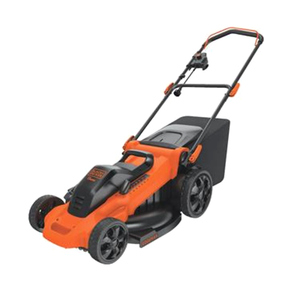 BLACK+DECKER MM1800  50" 12A Corded Electric Mulching/Bagging Lawn Mower with Foldable Handle