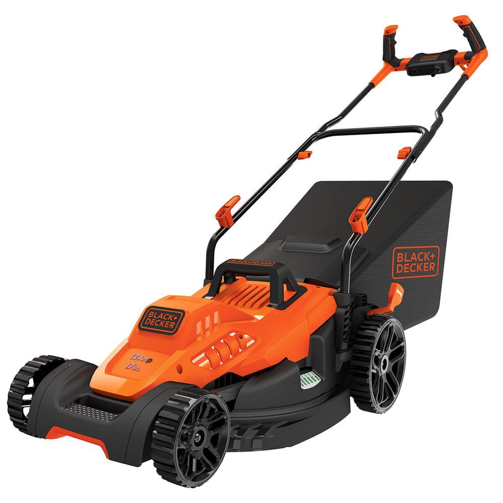 BLACK+DECKER BEMW482BH  12A 17" Electric Lawn Mower with Comfort Grip Handle