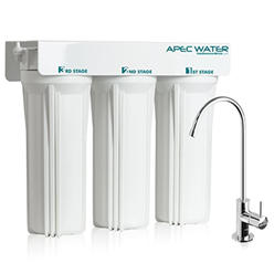 APEC Water Systems APEC WFS-1000 Super Capacity Premium Quality 3 Stage Under-Sink Water Filter System