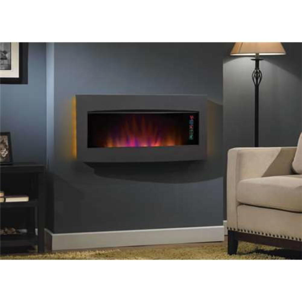 ClassicFlame Serendipity 34" Infrared Wall Hanging Fireplace Heater - Black