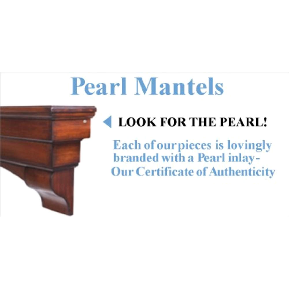 Pearl Mantels Shenandoah 72" Pine Mantel Shelf - Unfinished
