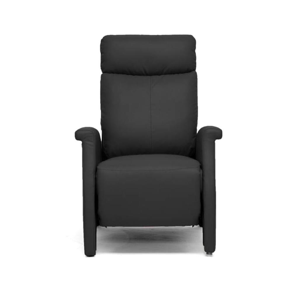Baxton Studio Sequim Modern Recliner Club Chair - Black