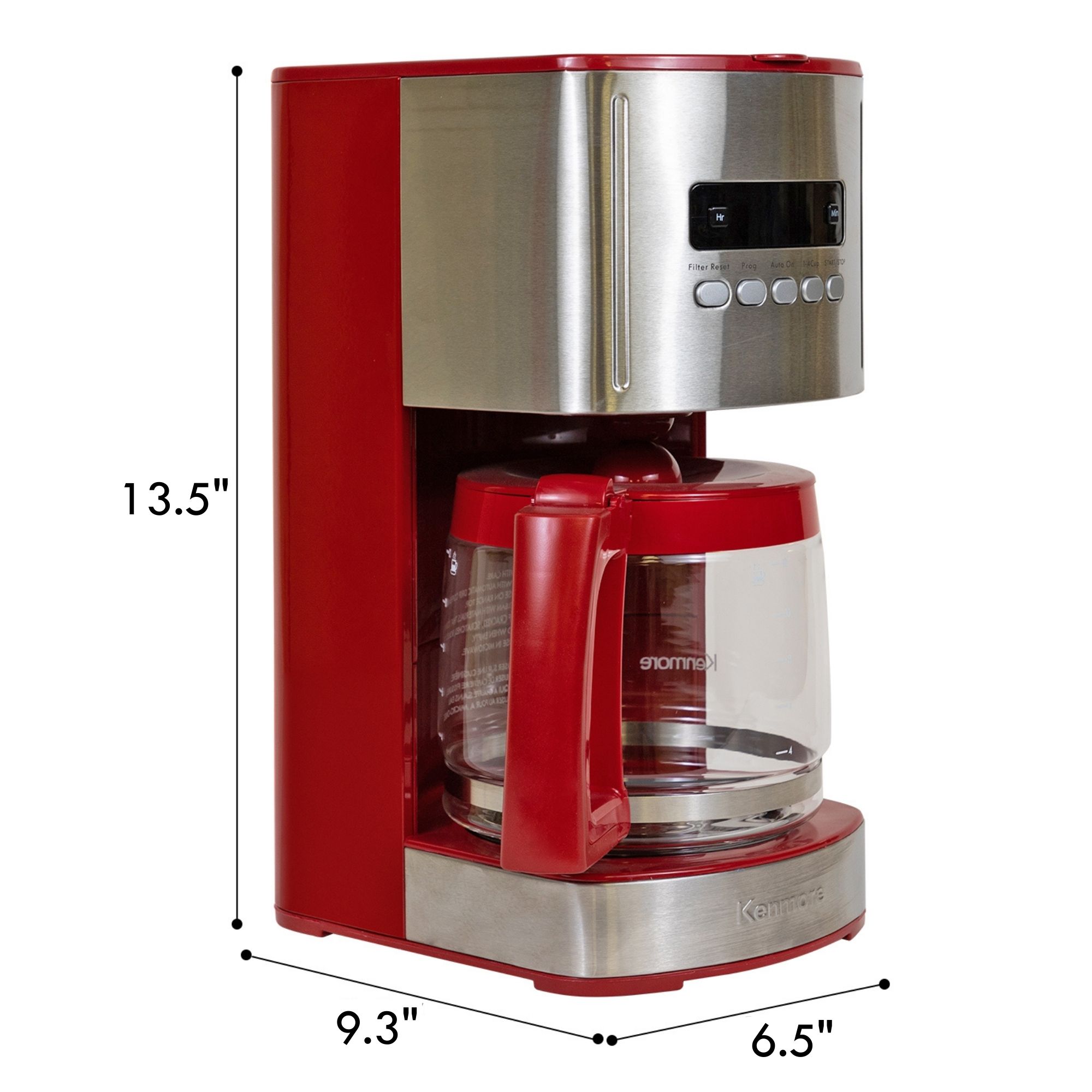 10 Cup Coffee Maker Carafe Replacement Glass Pot - Compatible With DCGC01, DCF02, DCG01 Models