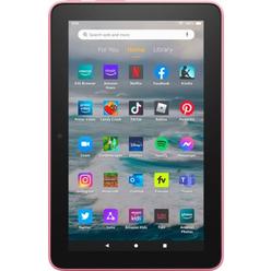 Amazon Fire 7 tablet, 7” display, 16 GB, (2022 release) - Rose