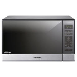 Panasonic 1.2 Cu. Ft. 1200 Watt, Stainless Front &amp; Silver Body, 5 Tactile - Stainless