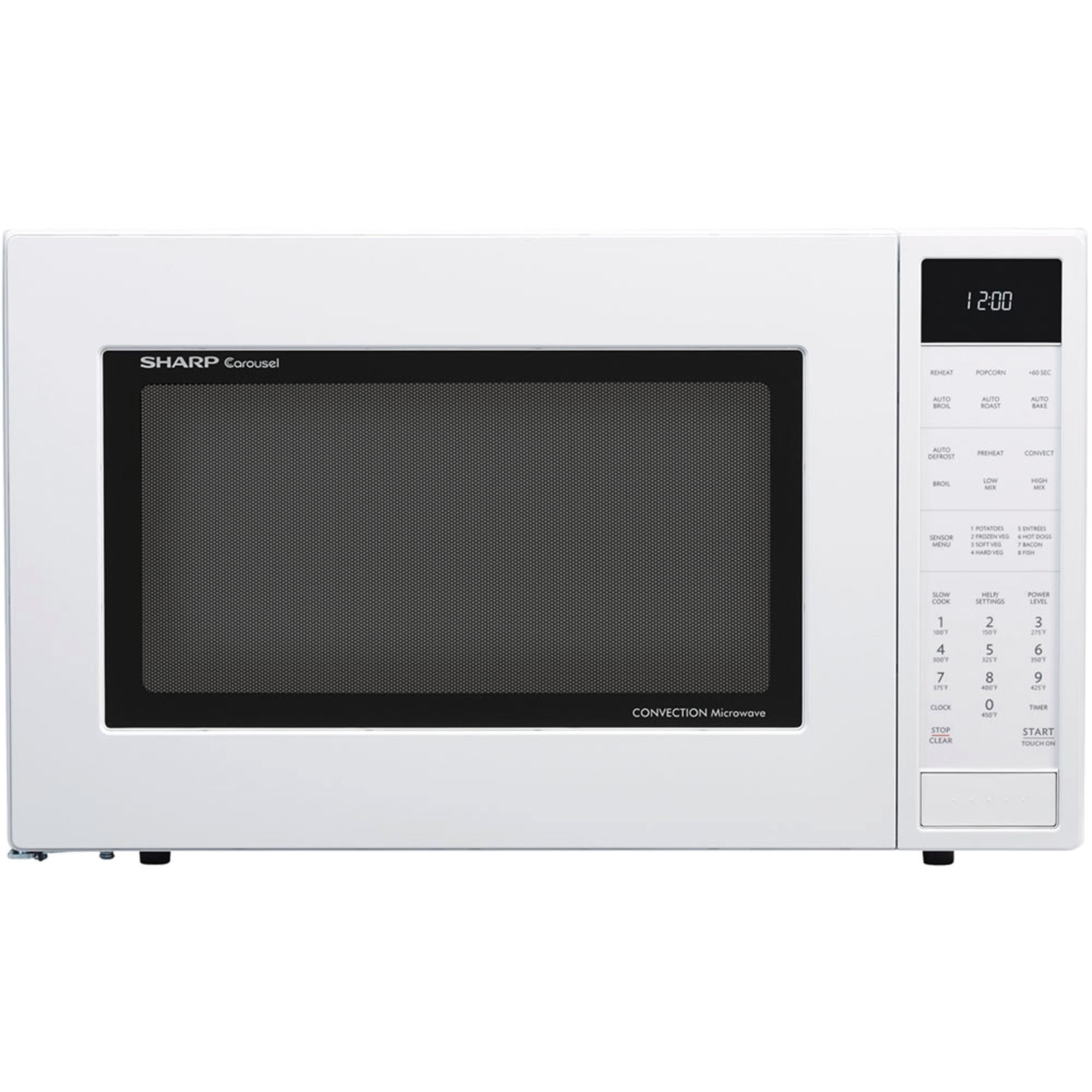 Photo 1 of 1.5 Cu. Ft. Countertop Convection Microwave in White, Built-in Capable with Sensor Cooking
