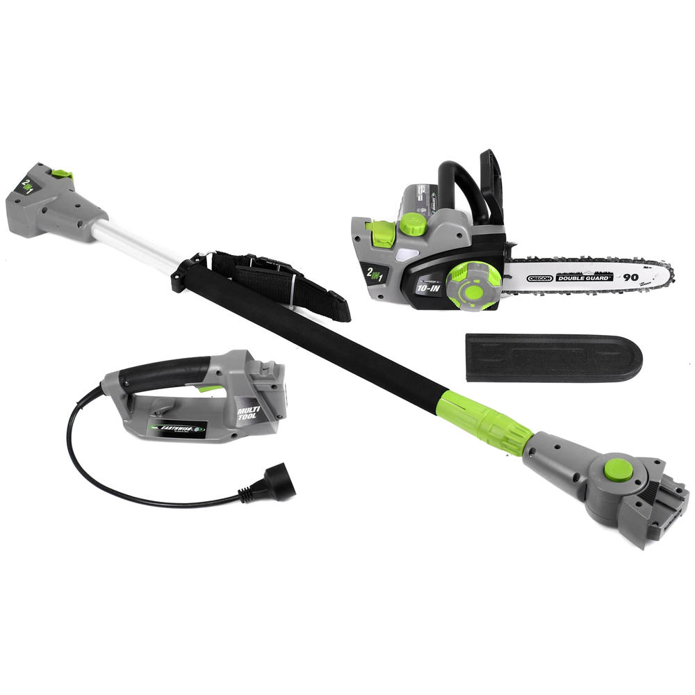 Earthwise CVPS43010 7A 2-in-1 Convertible Pole Chain Saw