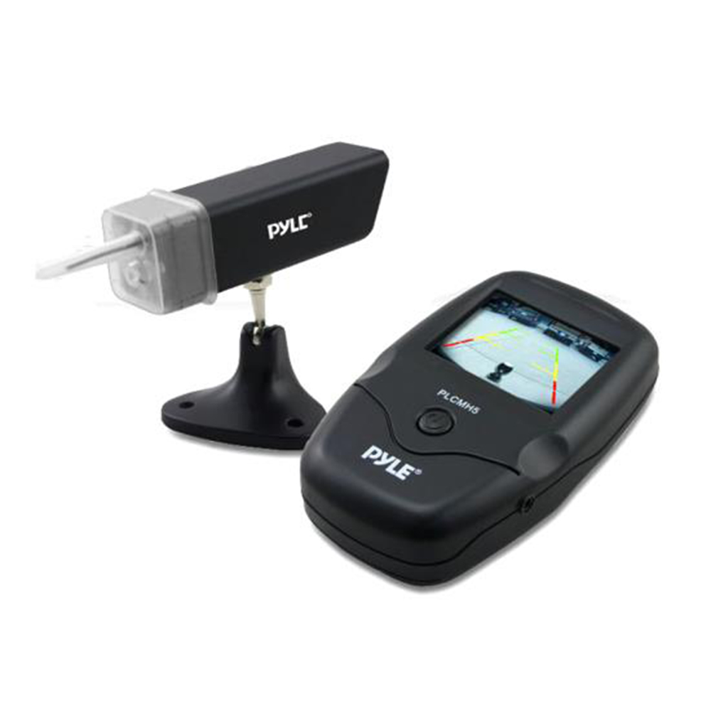 Pyle 960 x 240p Wireless Rearview Backup Trailer Hitch Camera - Black
