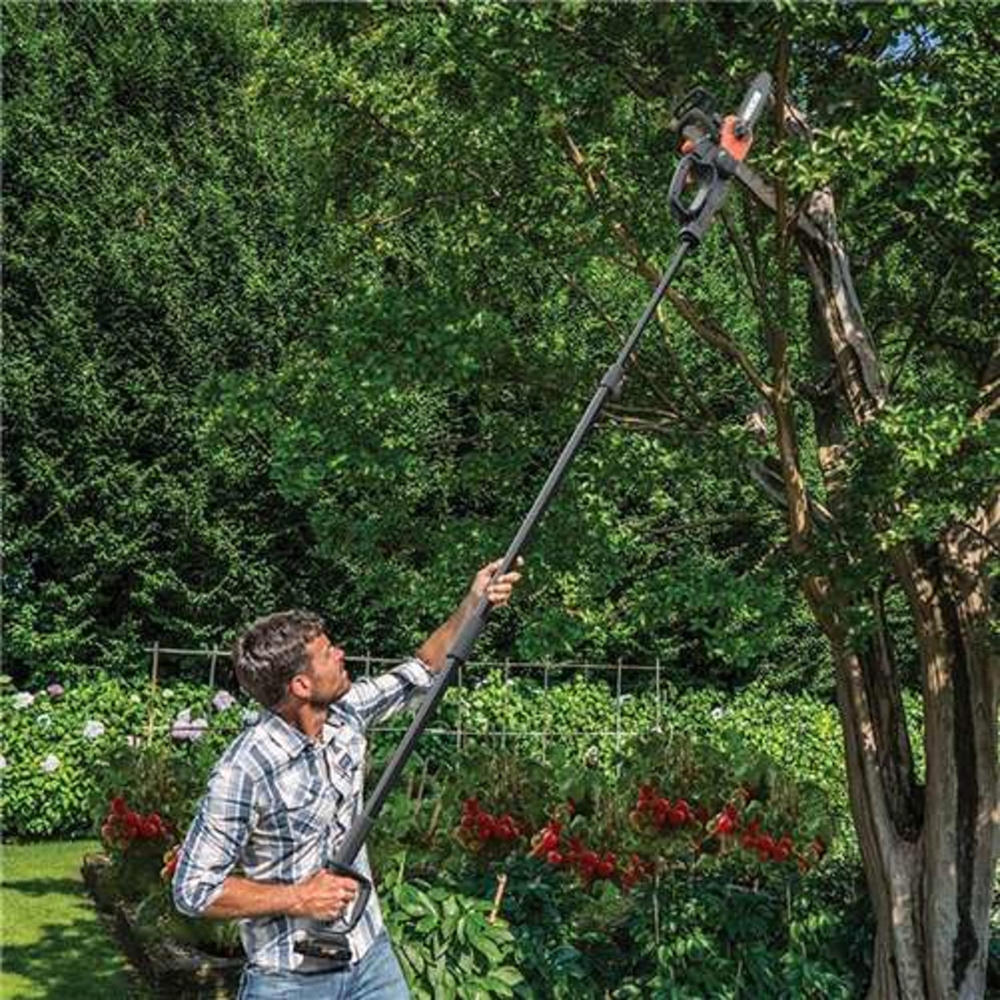 Worx WG323  20V 10" PowerShare Cordless Pole/Chain Saw with Auto Tension