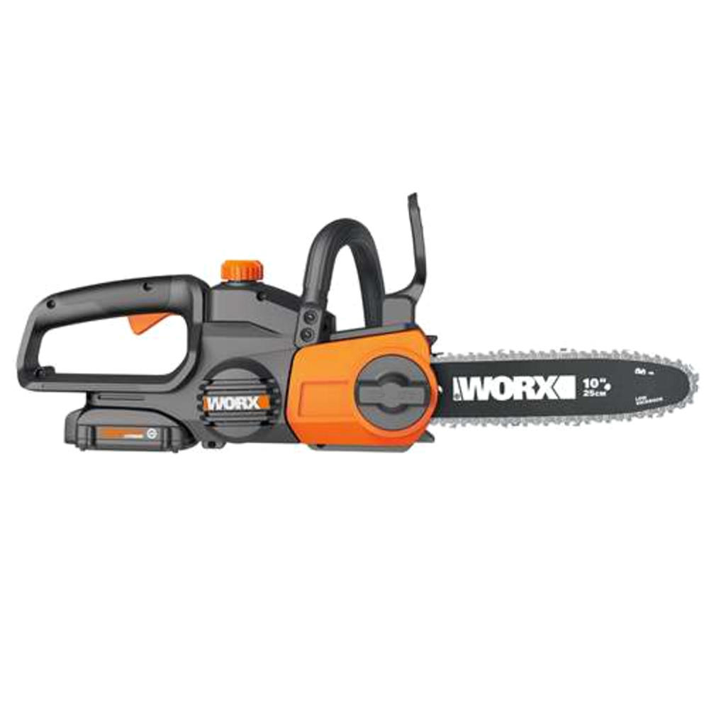 Worx WG323  20V 10" PowerShare Cordless Pole/Chain Saw with Auto Tension