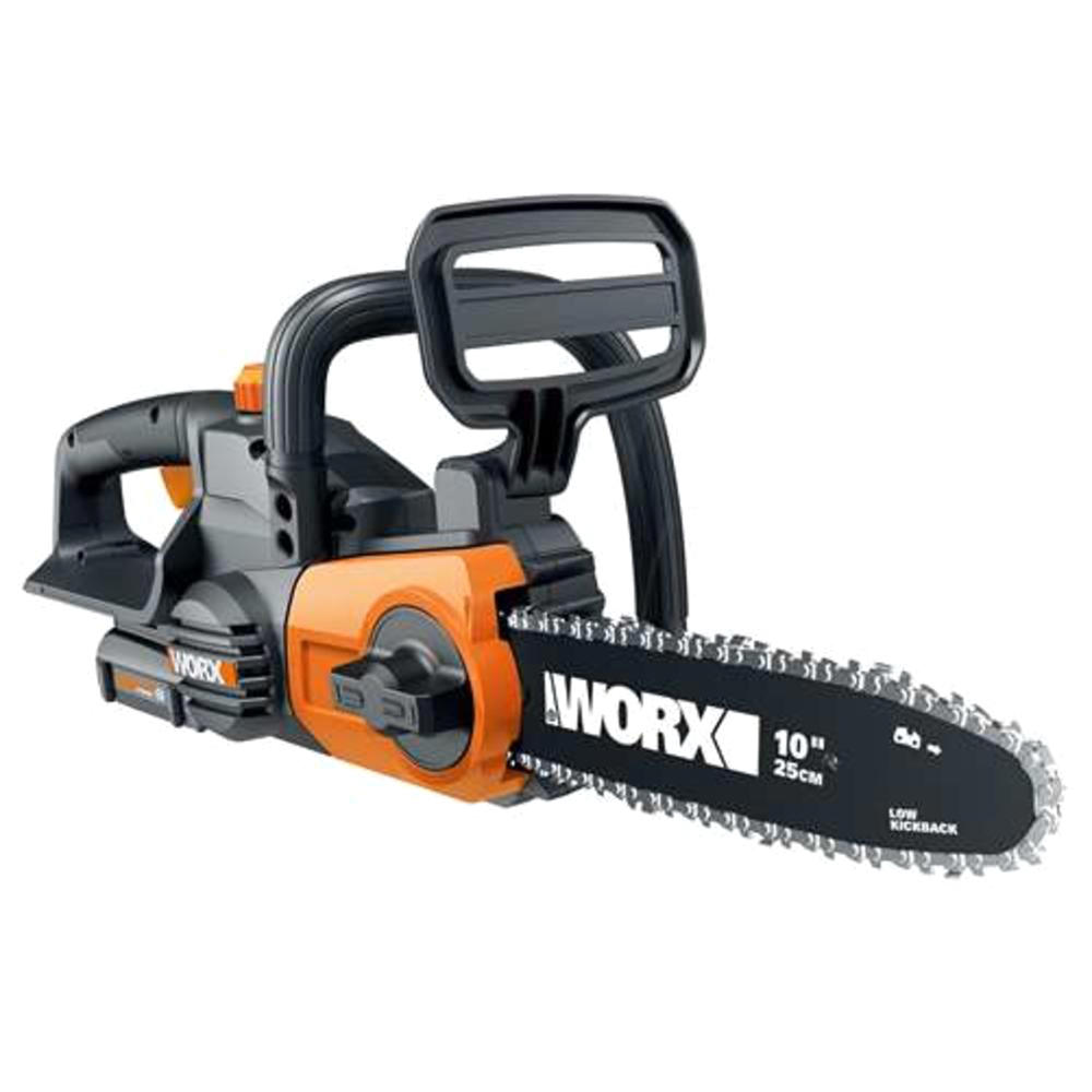 Worx WG322  20V 10" PowerShare Cordless Chainsaw with Auto Tension