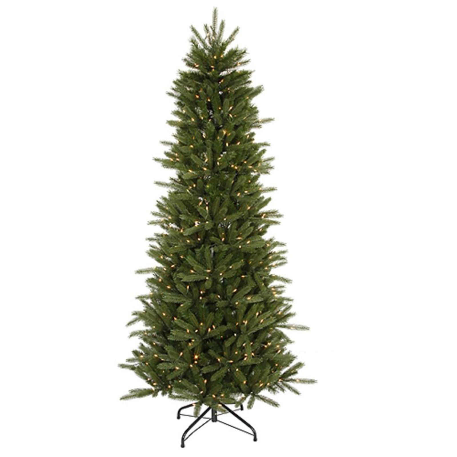 Vickerman 12' Pre-Lit Slim Vermont Fir Christmas Tree