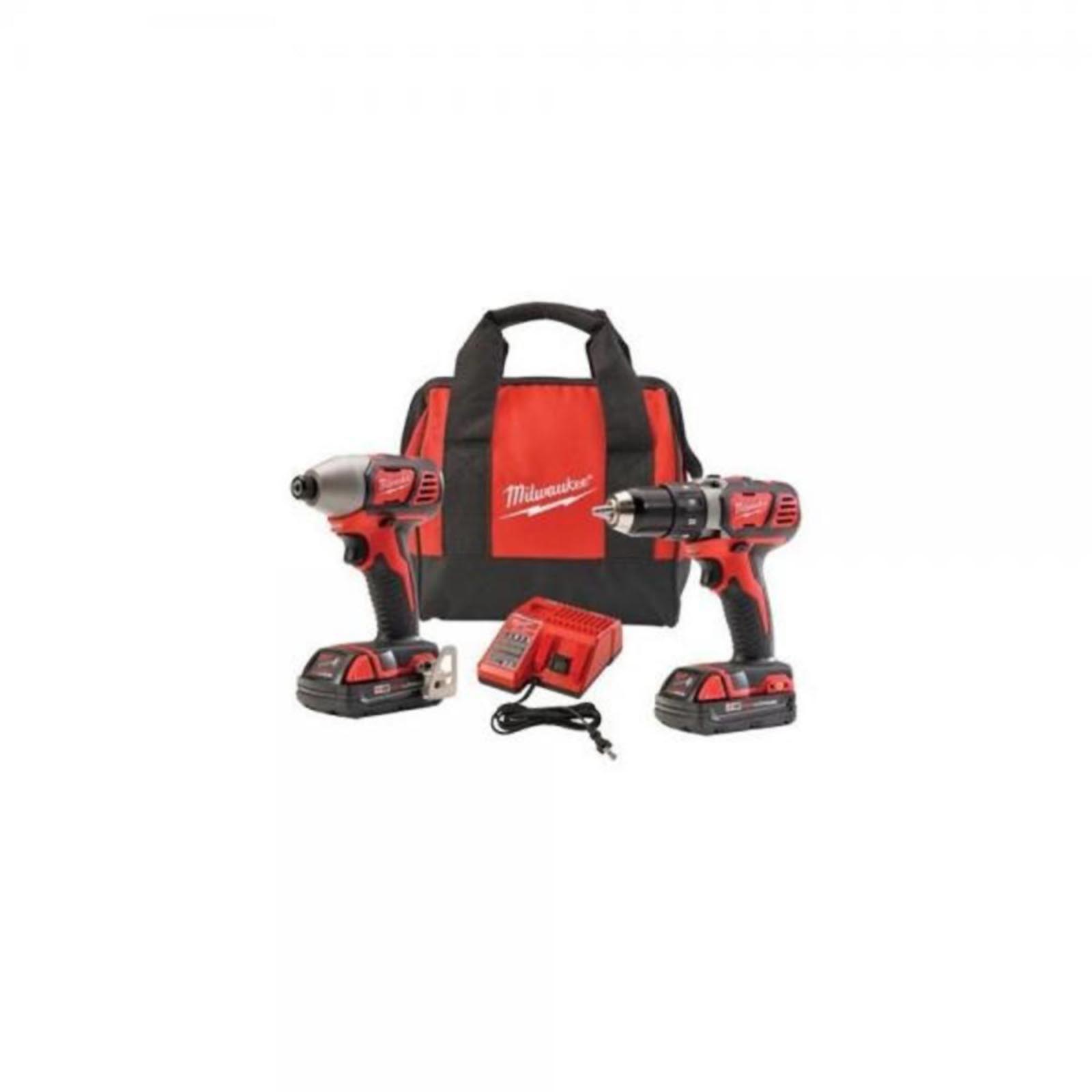 Milwaukee 2691-22 18V Compact Drill and Impact Driver Combo Kit