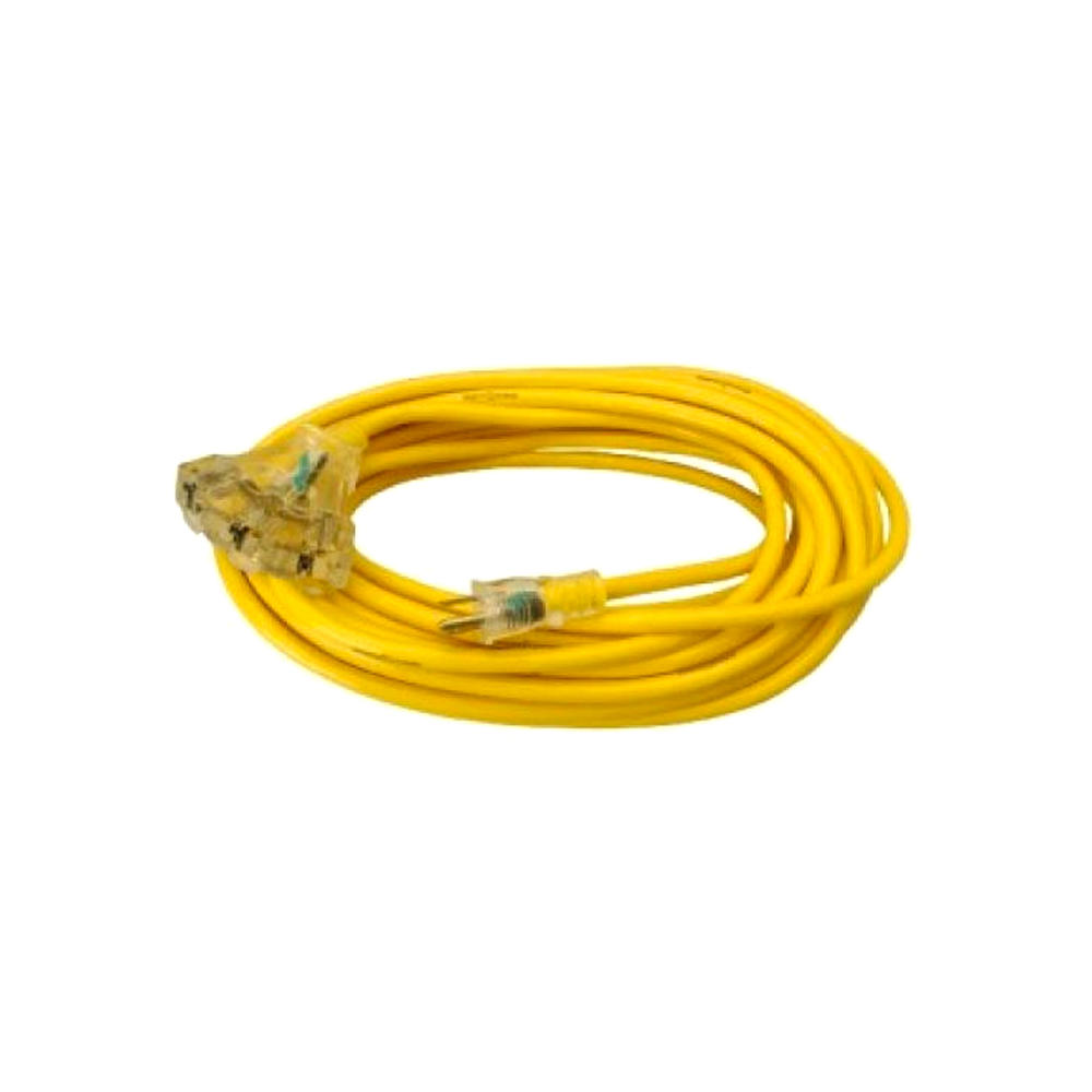 Yellow Jacket 2827 15A 50' Extension Cord with Adapters