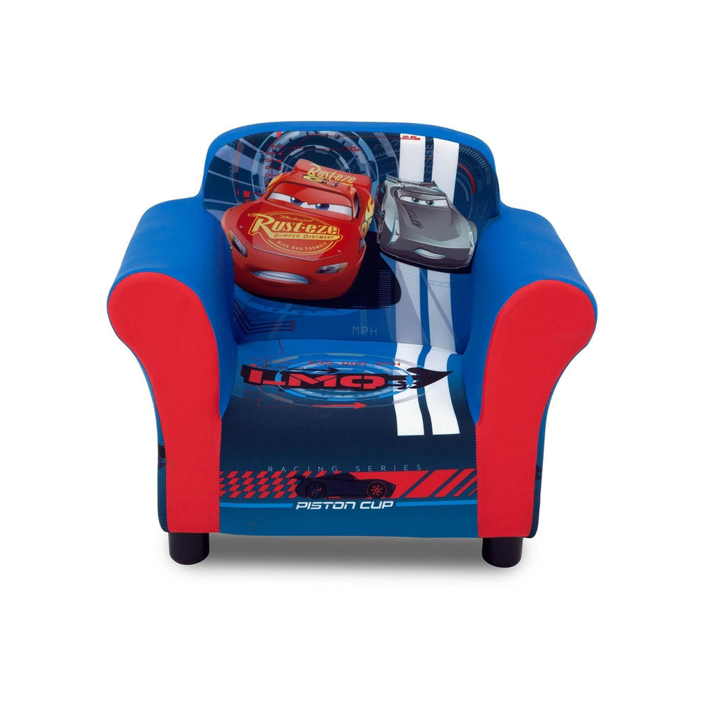 Disney UP83535CR /Pixar Cars Lightning McQueen and  Jackson Storm Upholstered Chair