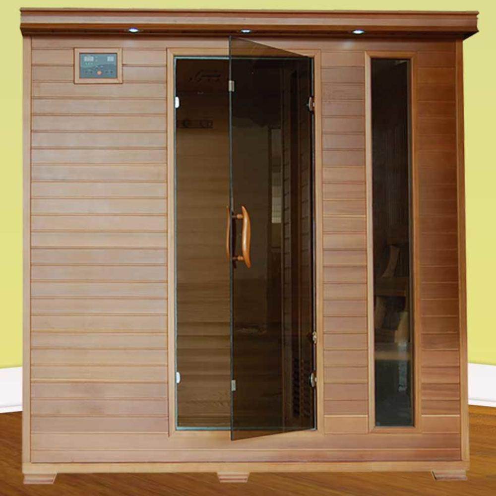 HeatWave 6 Person Cedar Sauna with Carbon Heaters