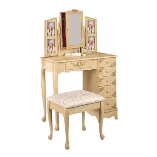 Coaster 32 Makeup Vanity Table With Mirror Stool Sears Marketplace