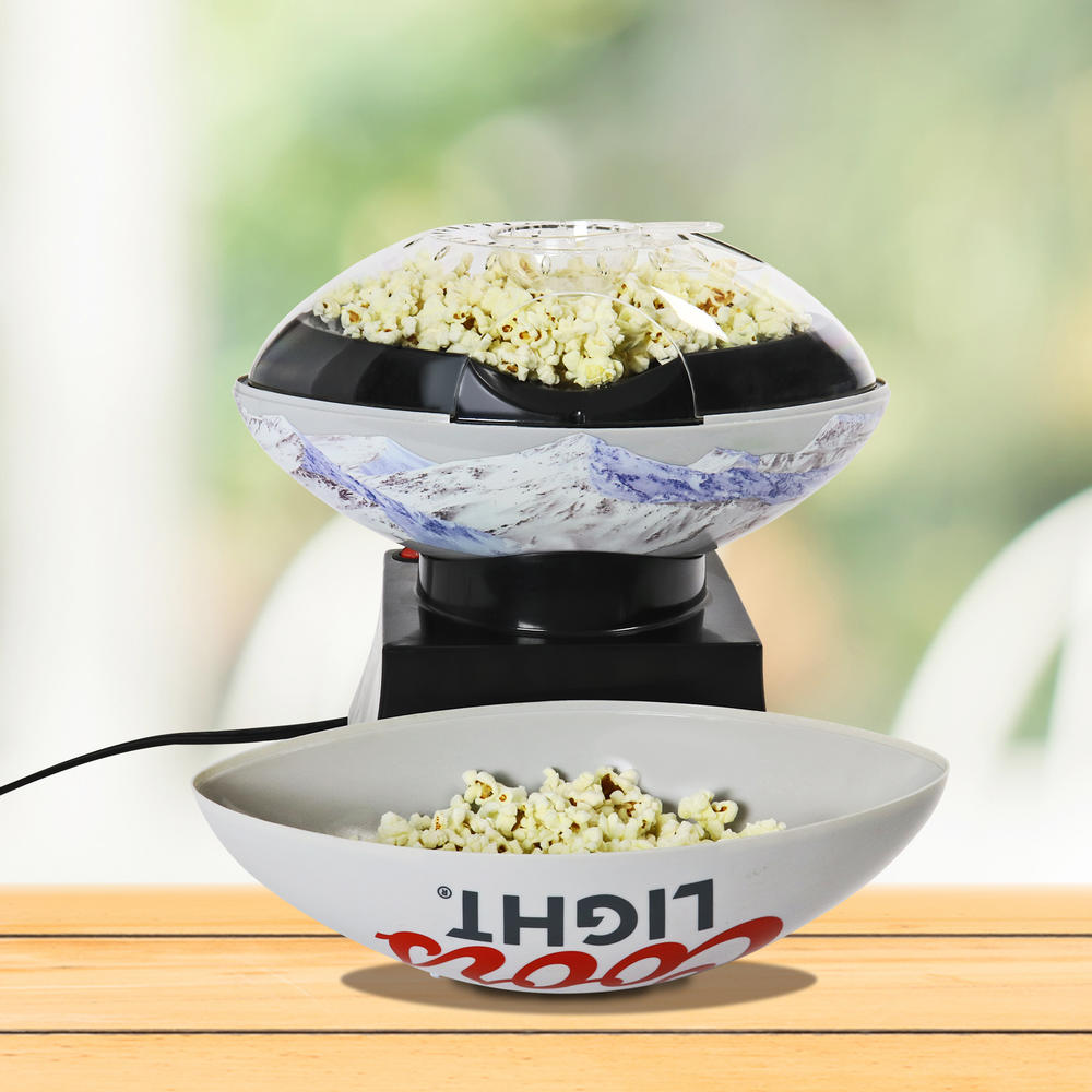 Coors CLFPM01 Light Hot Air Popcorn Maker and Football Serving Bowl