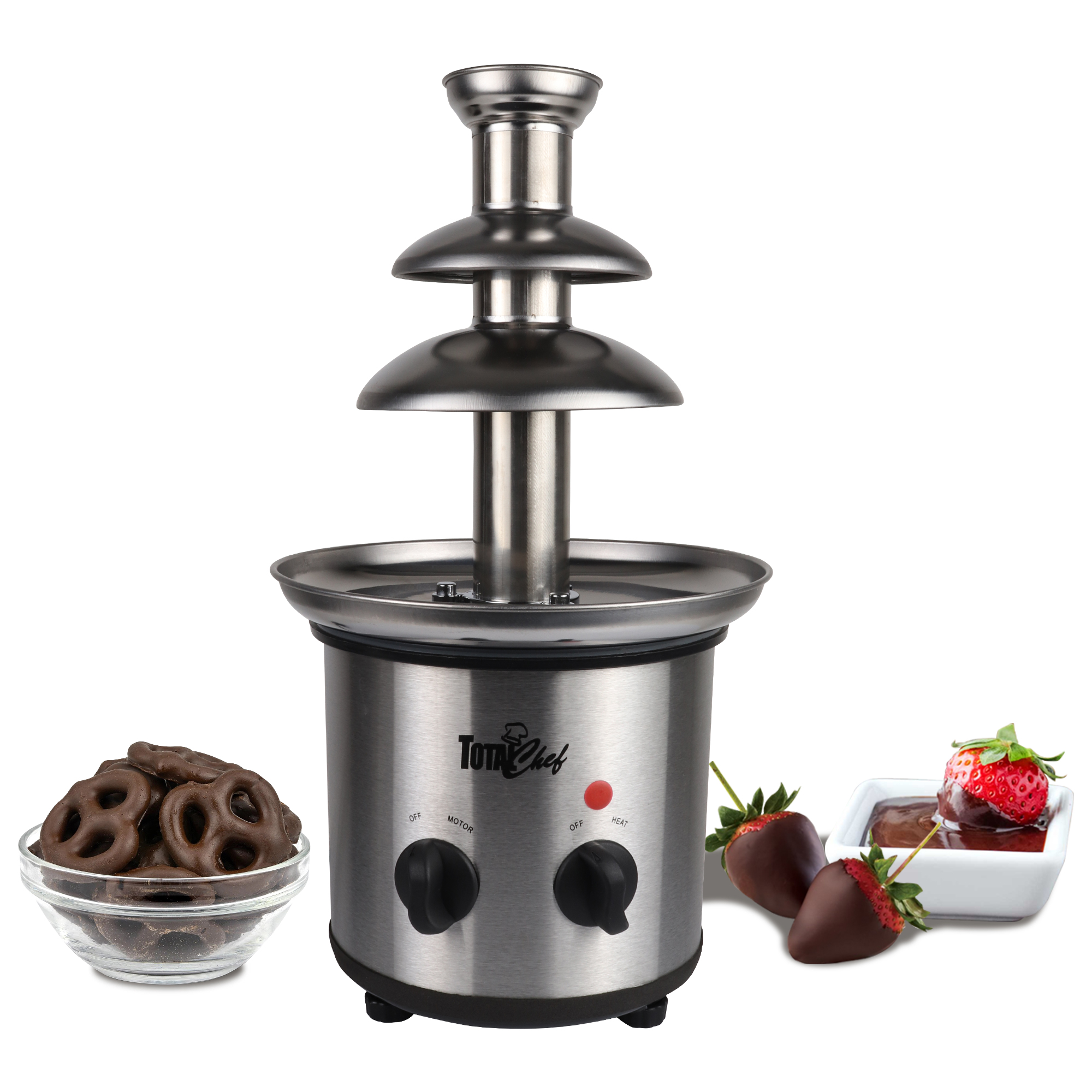 Koolatron TCCFS02 Stainless Steel Chocolate Fountain