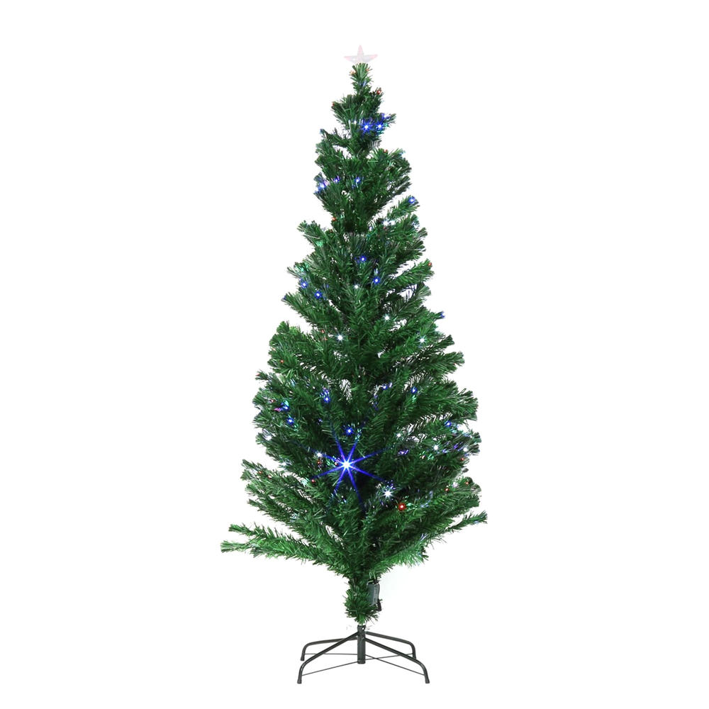 Kinbor 7' Pre-Lit Premium Spruce Christmas Tree with 280 LED Lights