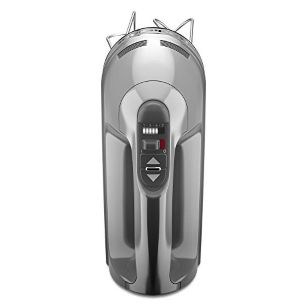 KitchenAid KHM7210CU  7-Speed Digital Hand Mixer with Turbo Beater - Contour Silver