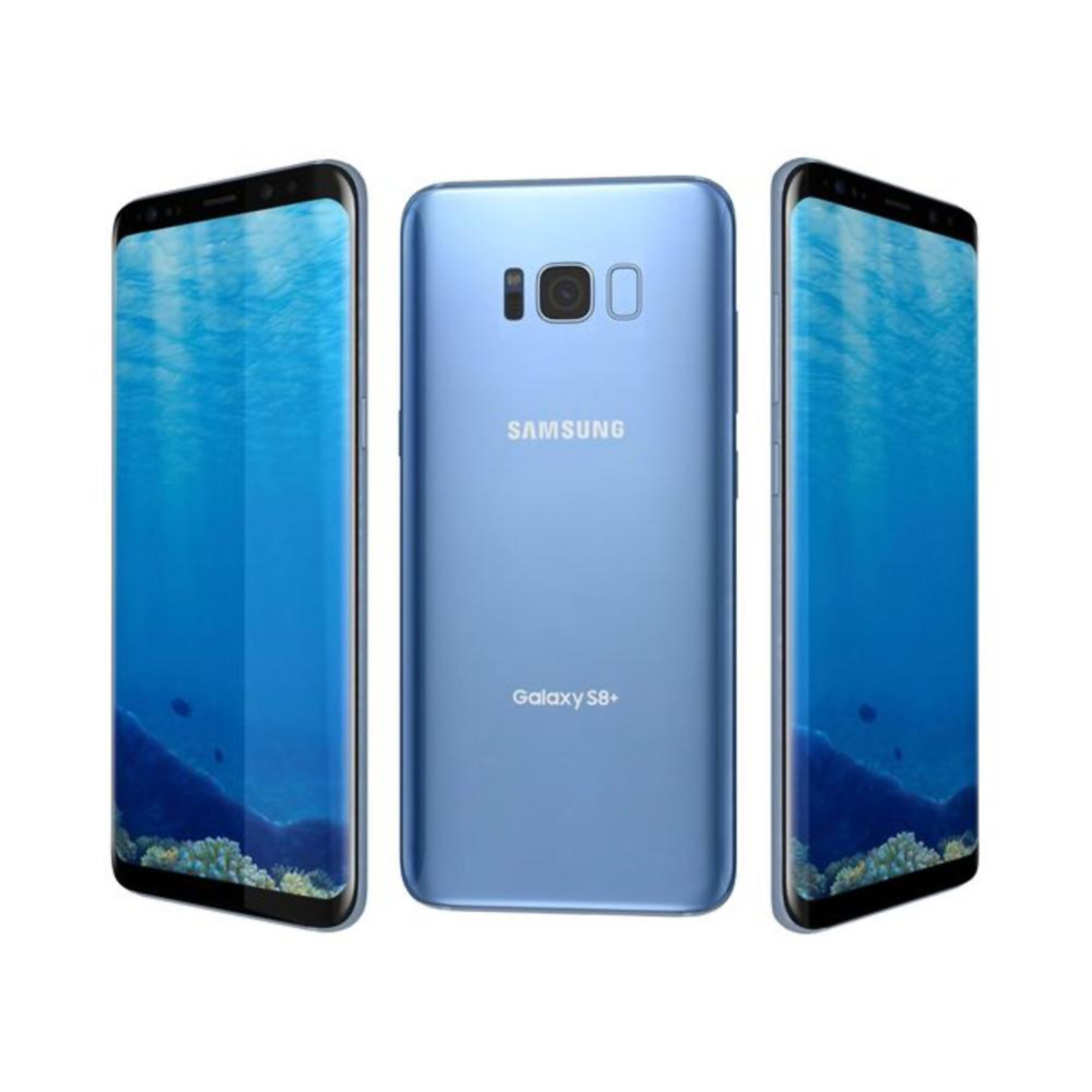 Samsung Galaxy S8 Plus 64GB Factory Unlocked Smartphone - Coral Blue
