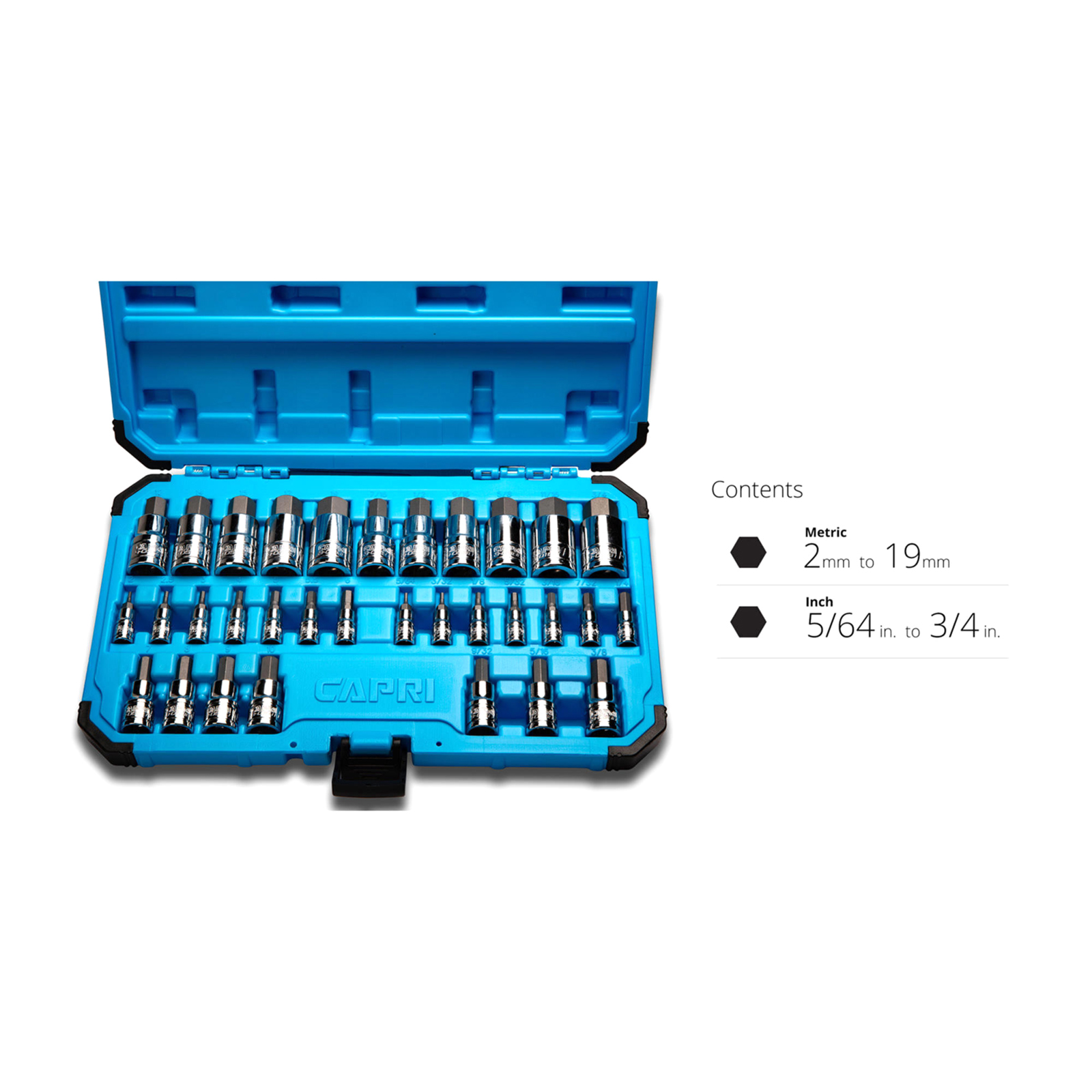 Capri Tools 32 Piece Master Hex Bit Socket Set - Sears Marketplace