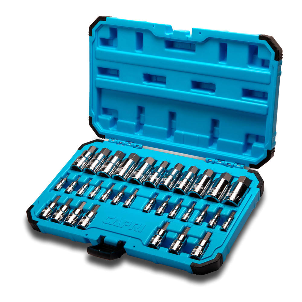 Capri Tools CP30032 32 Piece Metric/SAE Master Hex Bit Socket Set