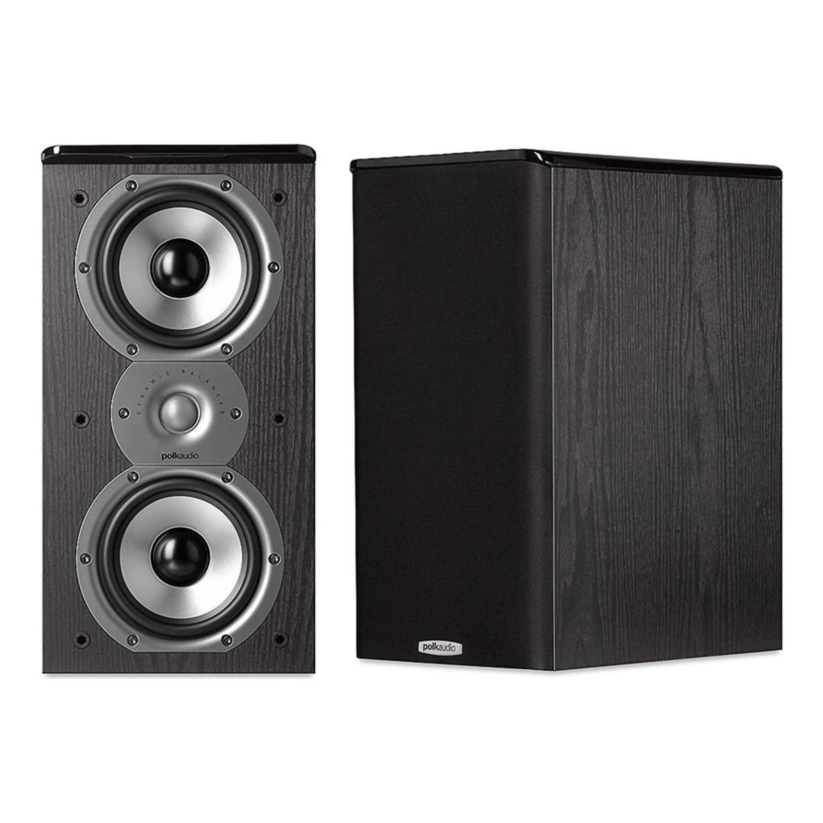 Polk Audio AM4205-C TSi200 150W RMS Bookshelf Speakers - Black