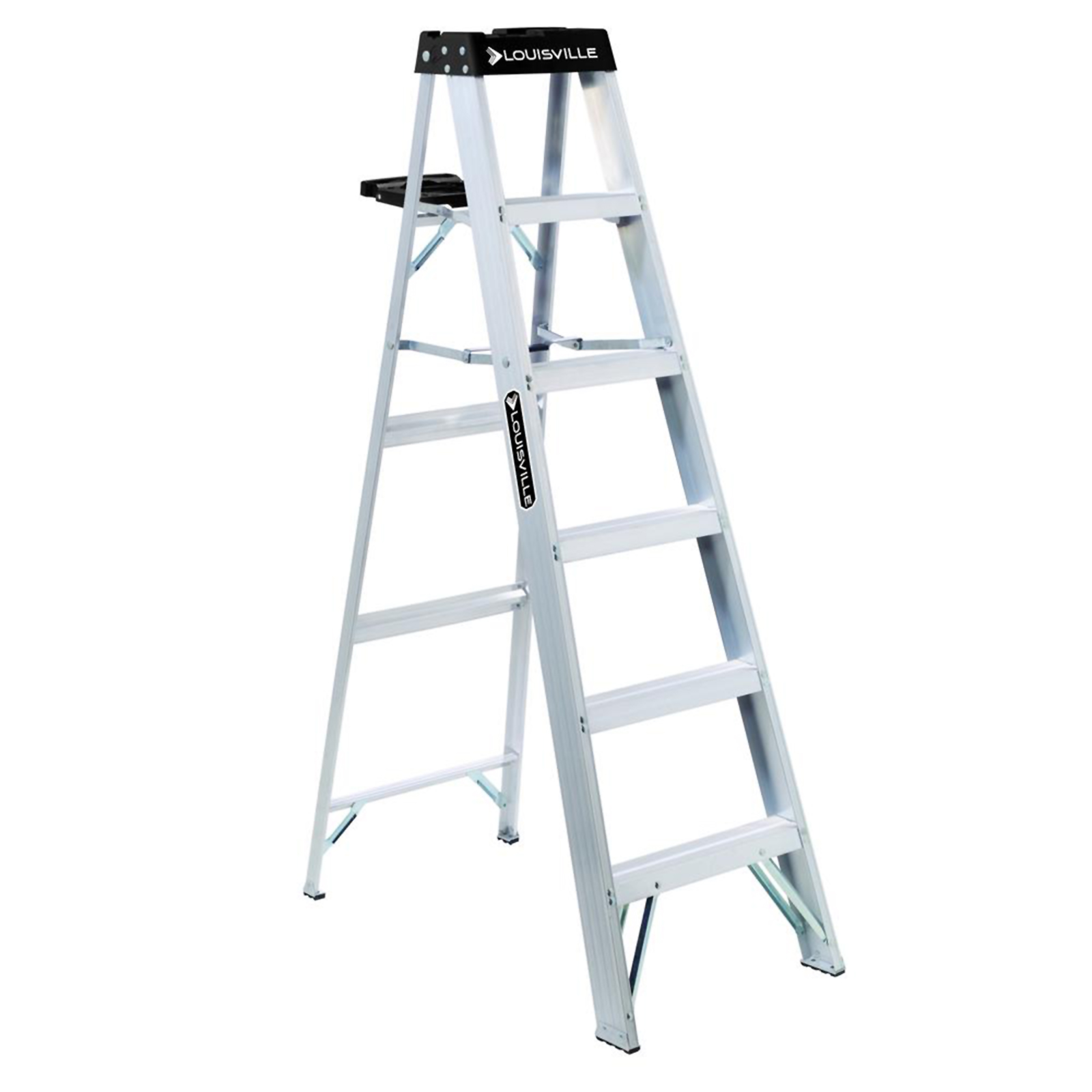 Louisville AS3006 6' Type IA 300 lbs. Load Capacity Aluminum Step Ladder