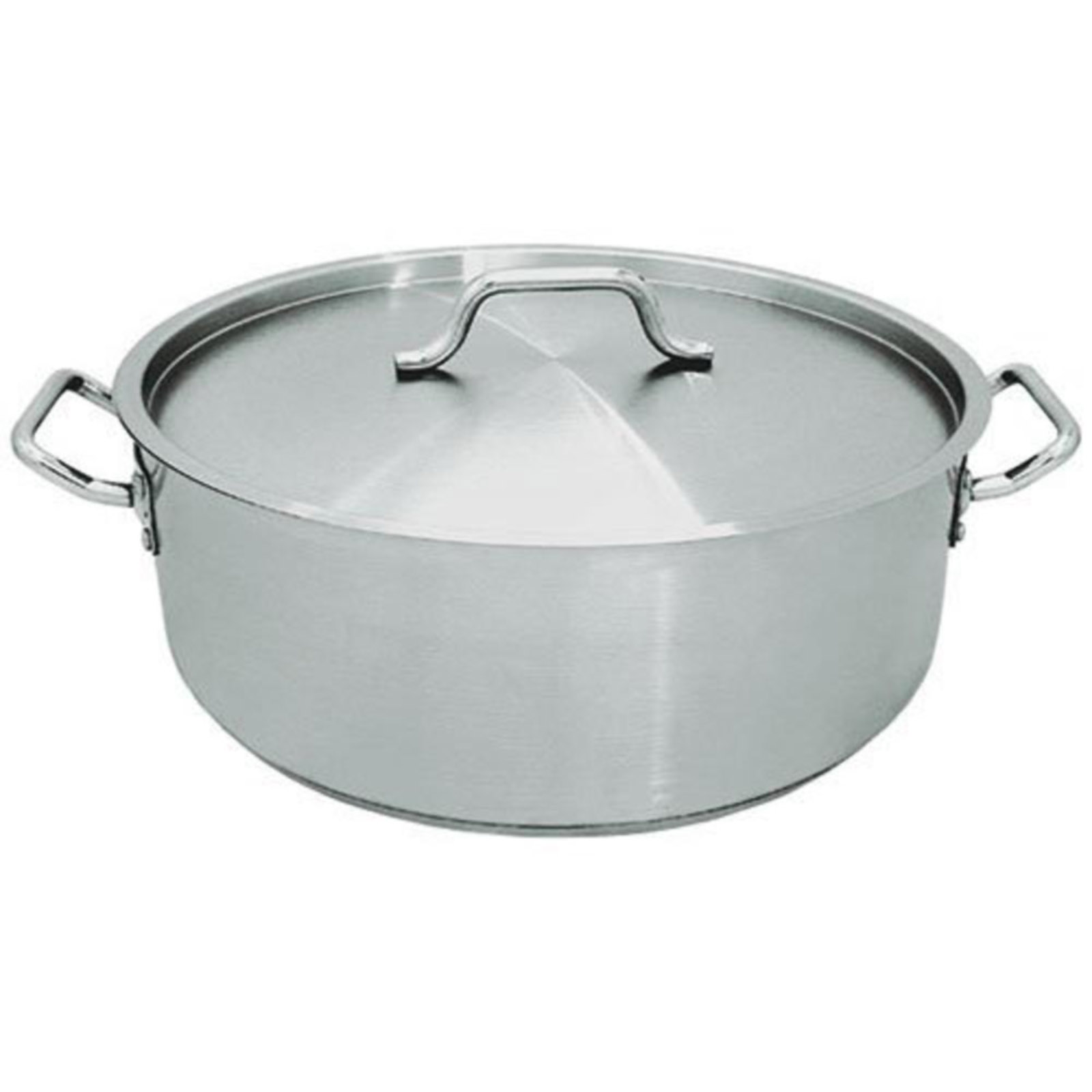 Update International 15qt. Induction Ready Stainless Steel Brazier Pan