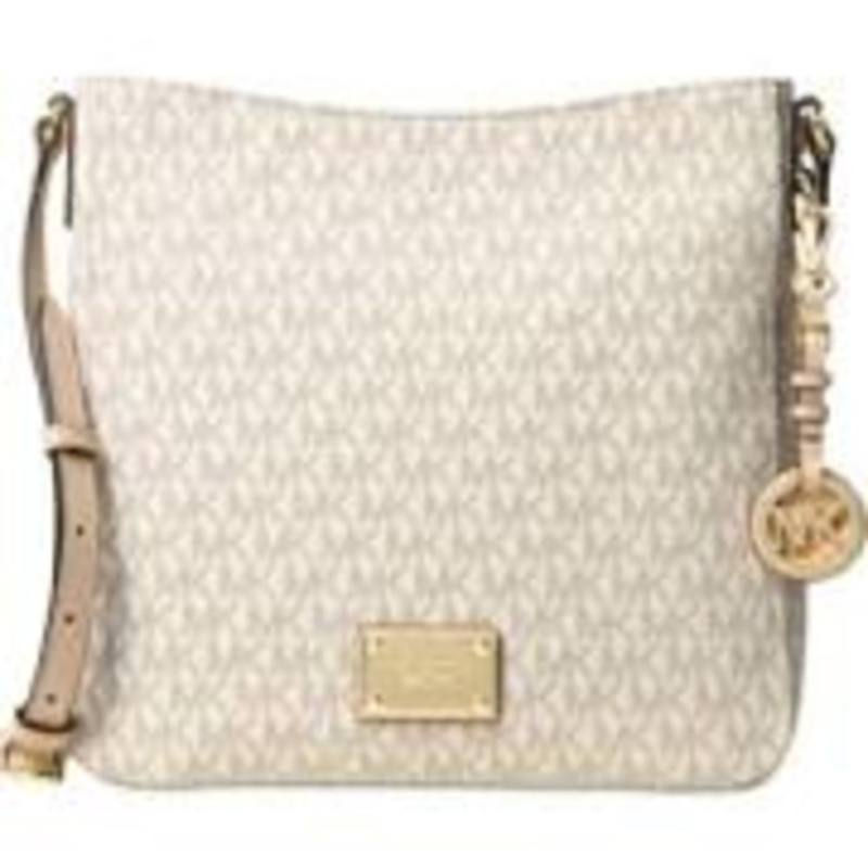  Michael Kors Jet Set Travel Large Messenger Bag Bundled With  Trifold Wallet (Vanilla) : Clothing, Shoes & Jewelry