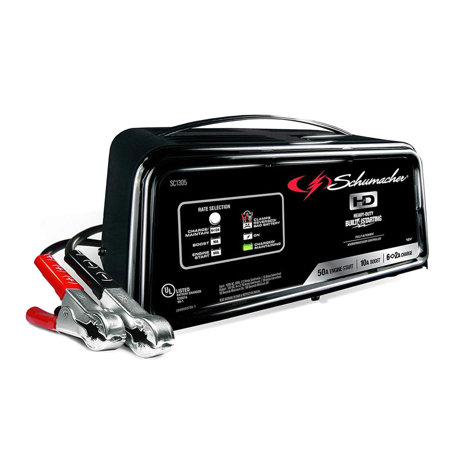 Schumacher 12V Fully Automatic Battery Charger Engine Starter