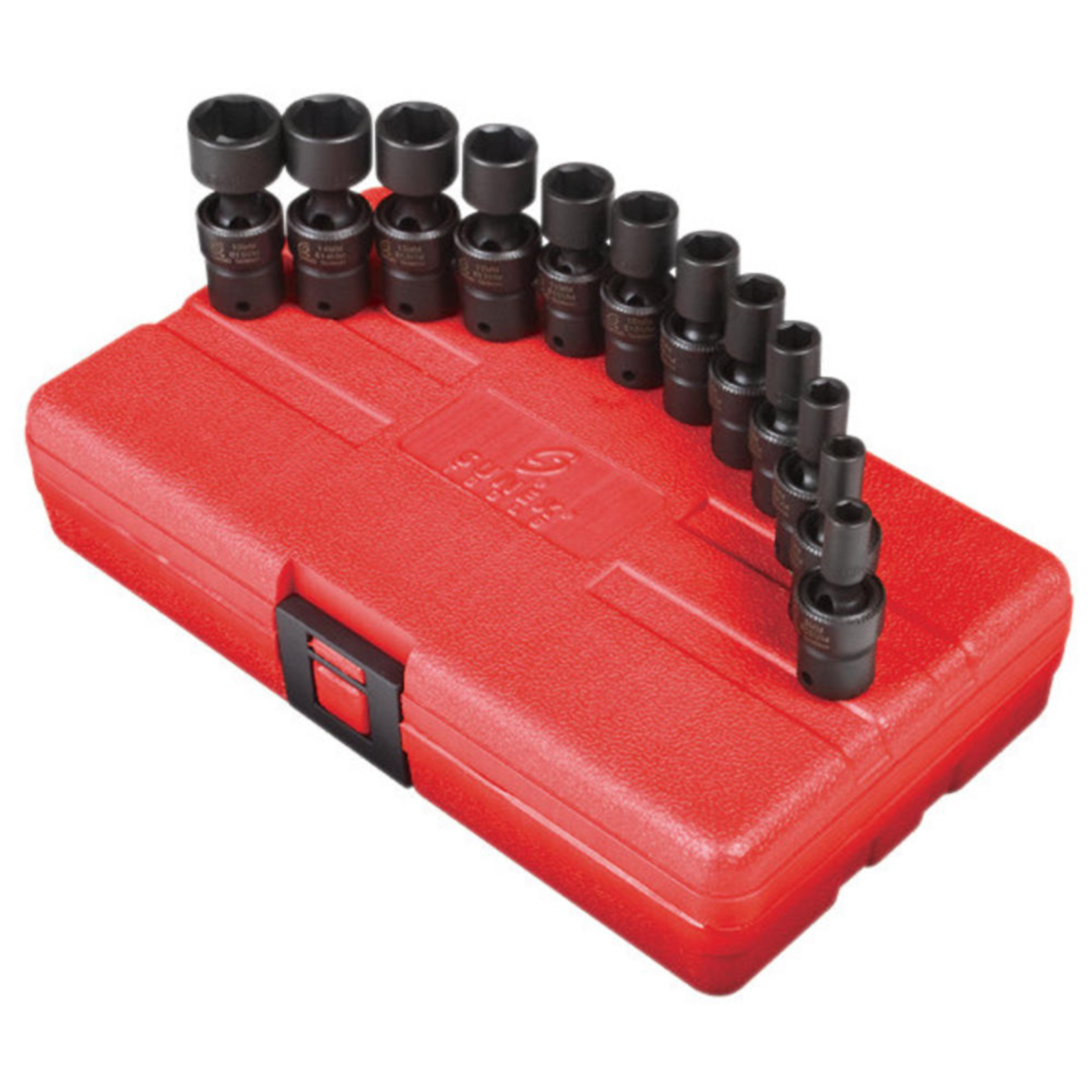 Sunex International 12-Piece 1/4" Drive Metric Universal Impact Socket Set