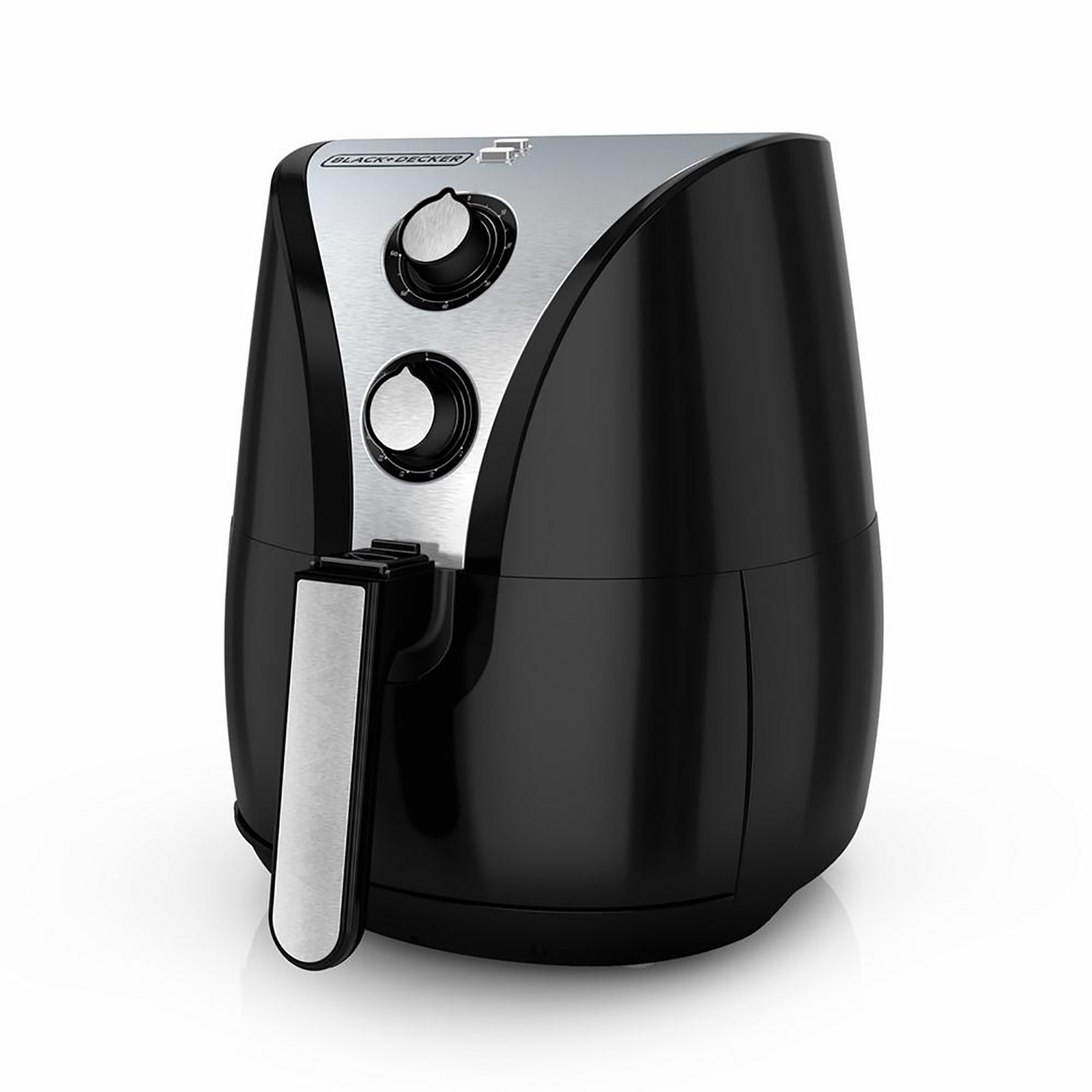 BLACK+DECKER HF110SBD  Purifry 2L Air Fryer - Black Silver