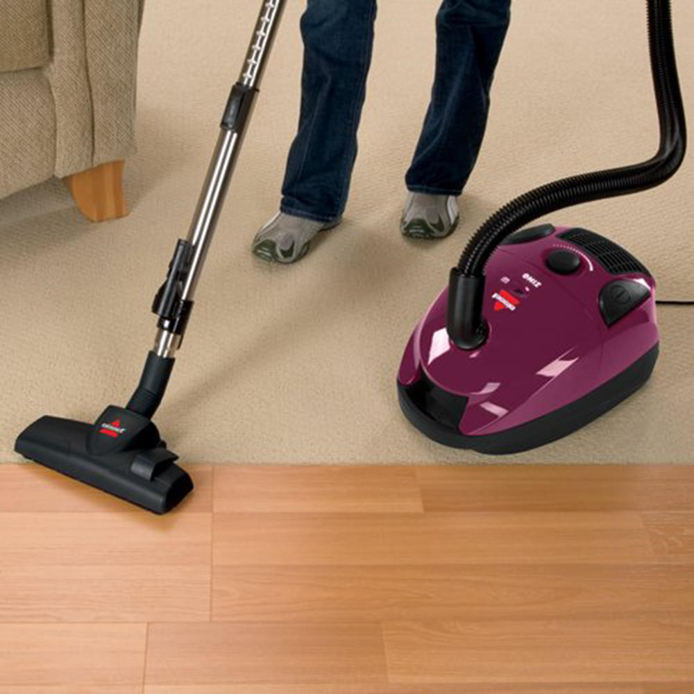 Bissell 36748291 Zing Bagged Canister Vacuum - Maroon
