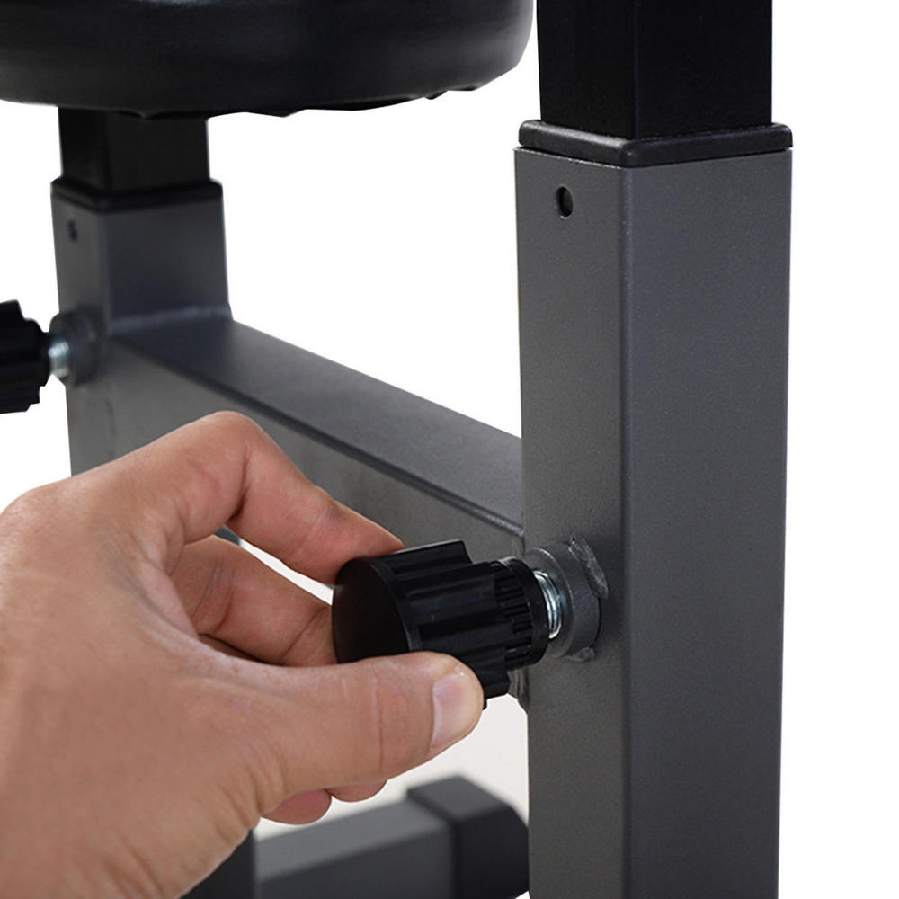 Costway Adjustable Commercial Preacher Arm Curl Weight Bench Seat