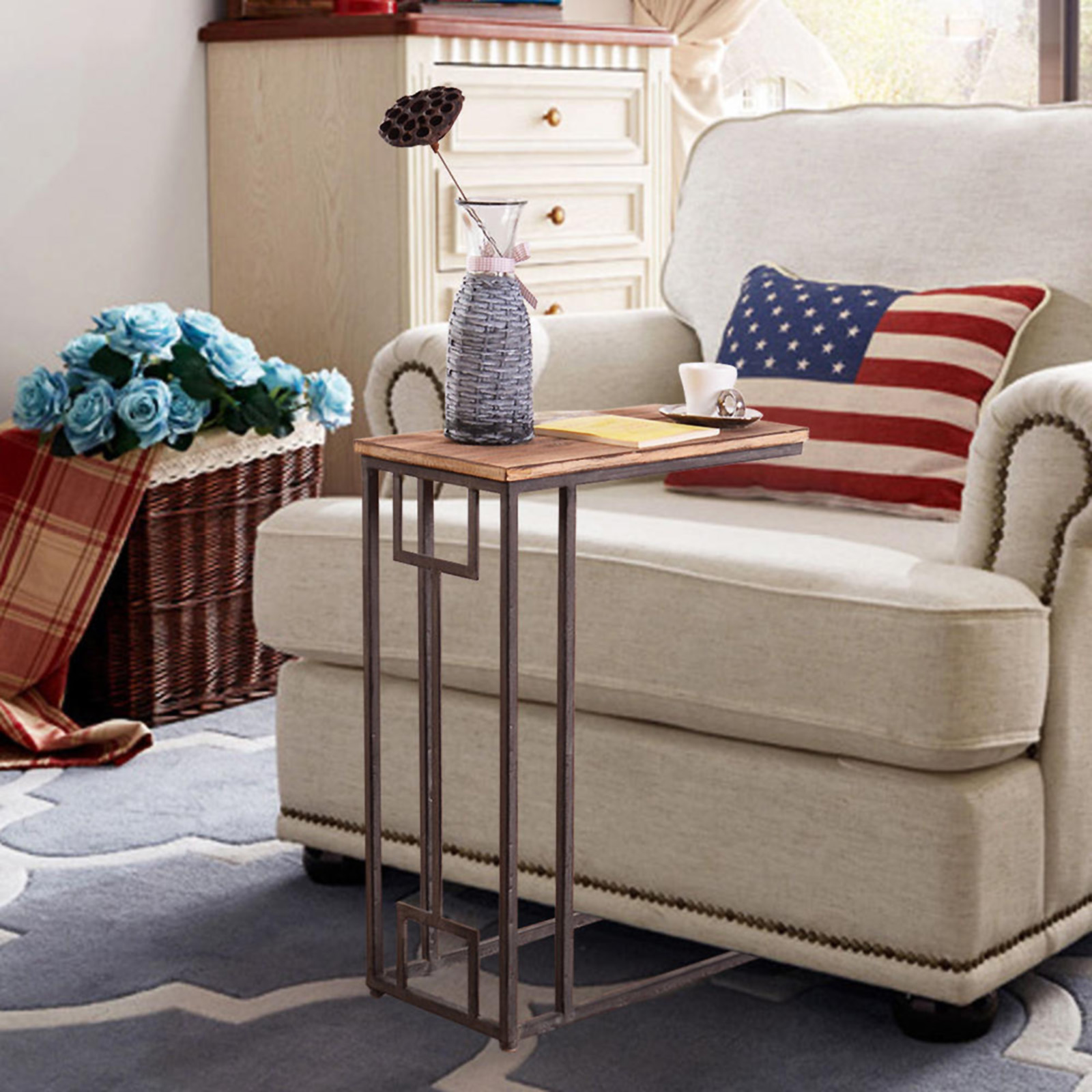 Goplus Coffee Tray Side Sofa End Table Sears Marketplace